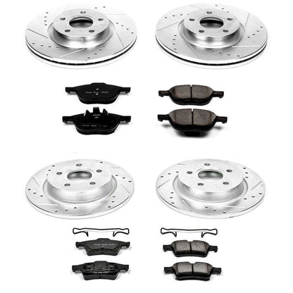 PowerStop Front & Rear Z23 Evolution Sport Brake Kit | Volvo S40 (04-05) (K4492)