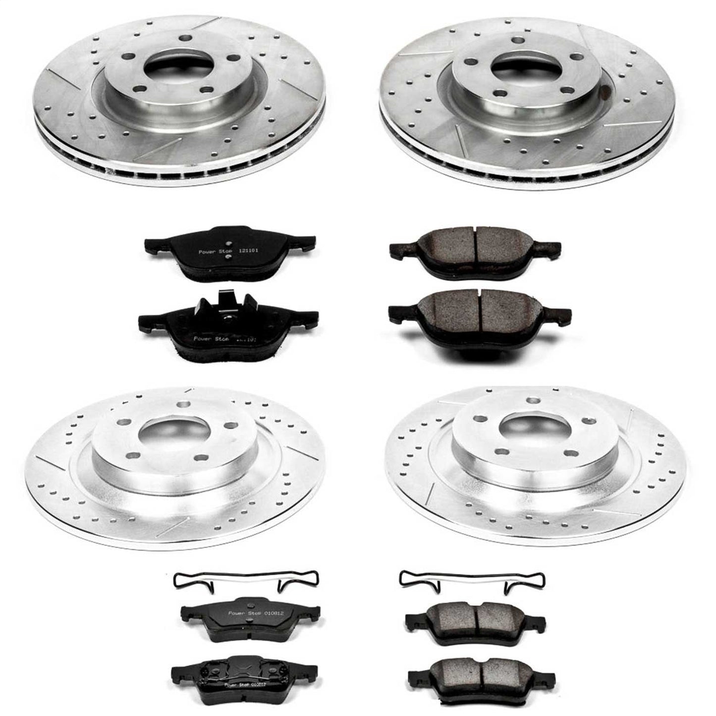 PowerStop Front & Rear Z23 Evolution Sport Brake Kit | Mazda 5 (06-07) (K4494)