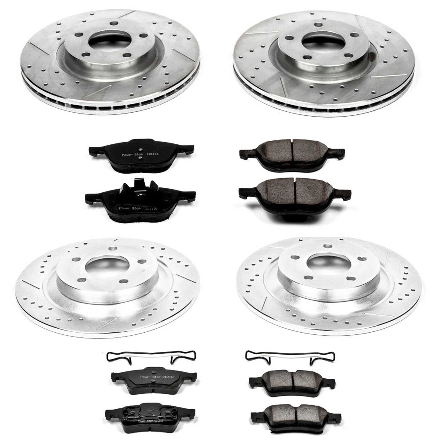 PowerStop Front & Rear Z23 Evolution Sport Brake Kit | Mazda 5 (06-07) (K4494)