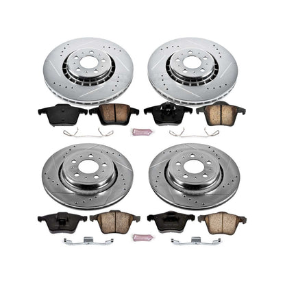PowerStop Front & Rear Z23 Evolution Sport Brake Kit | Volvo XC90 (03-14) (K4502)