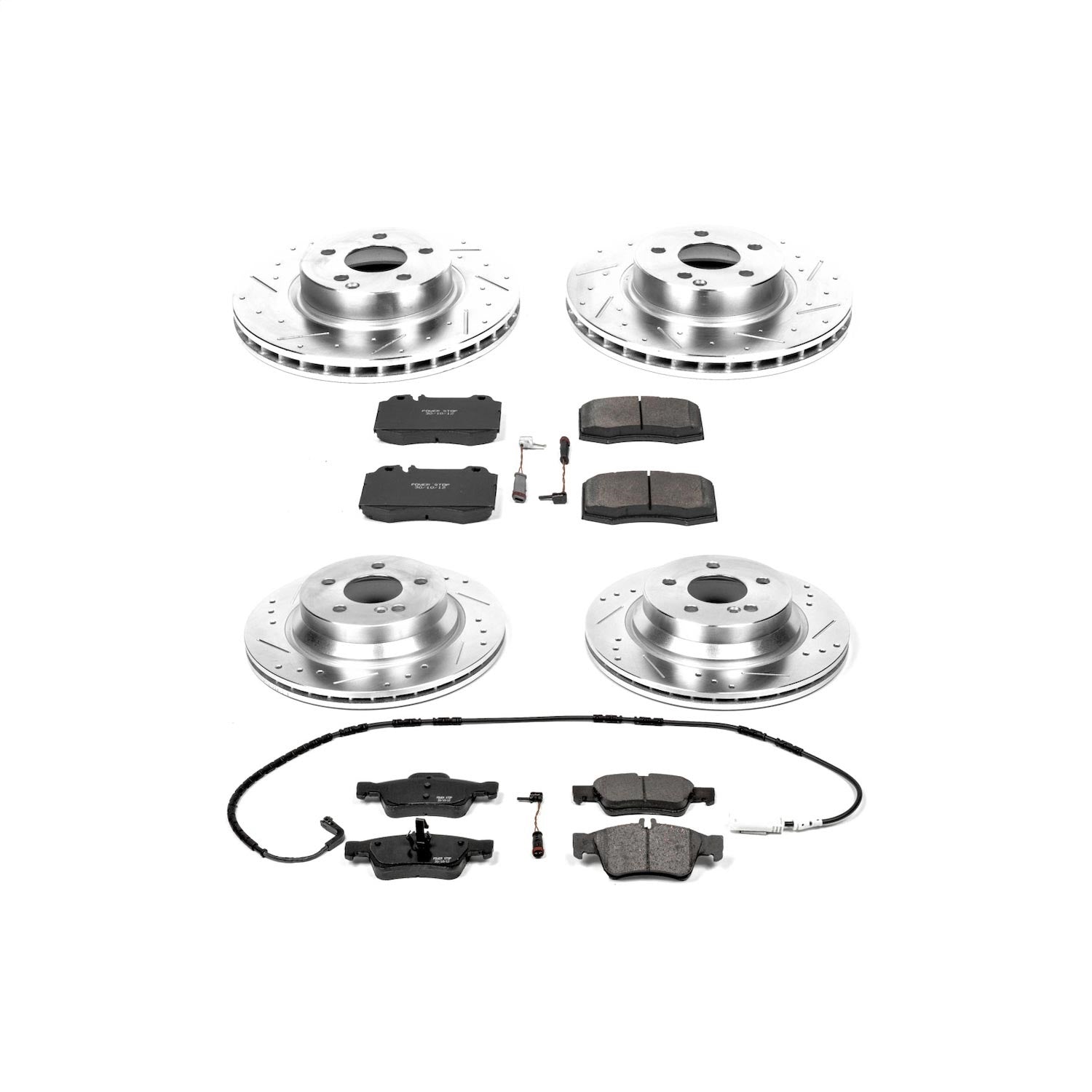 PowerStop Front & Rear Z23 Evolution Sport Brake Kit | Mercedes-Benz E500 (03-06) (K4521)