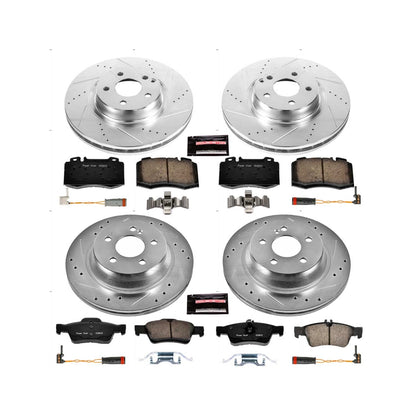 PowerStop Front & Rear Z23 Evolution Sport Brake Kit | Mercedes-Benz E350 (07-09) (K4522)