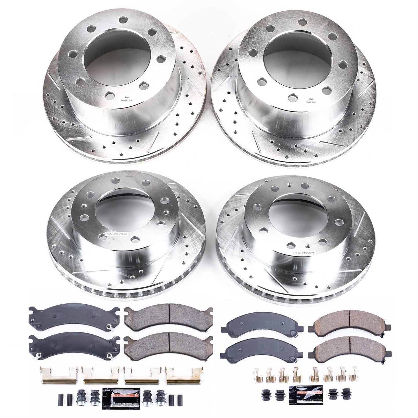PowerStop Front & Rear Z23 Evolution Sport Brake Kit | Chevrolet Express 3500 (03-08) (K4528)