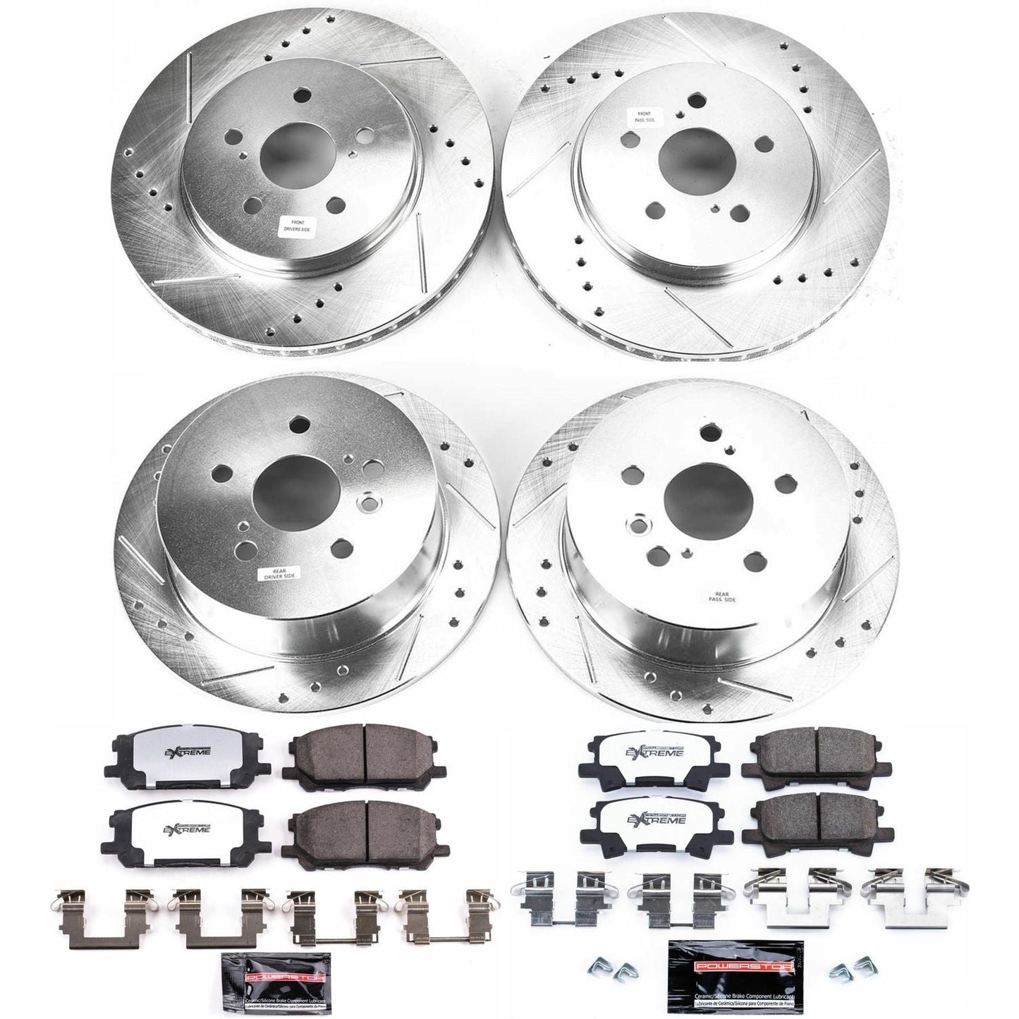 PowerStop Front & Rear Z36 Truck & Tow Brake Kit | Lexus RX330 (04-06) (K4530-36)