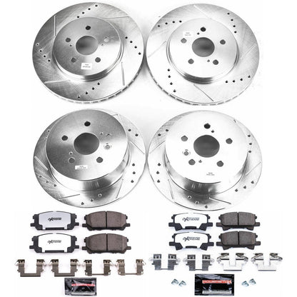 PowerStop Front & Rear Z36 Truck & Tow Brake Kit | Lexus RX330 (04-06) (K4530-36)