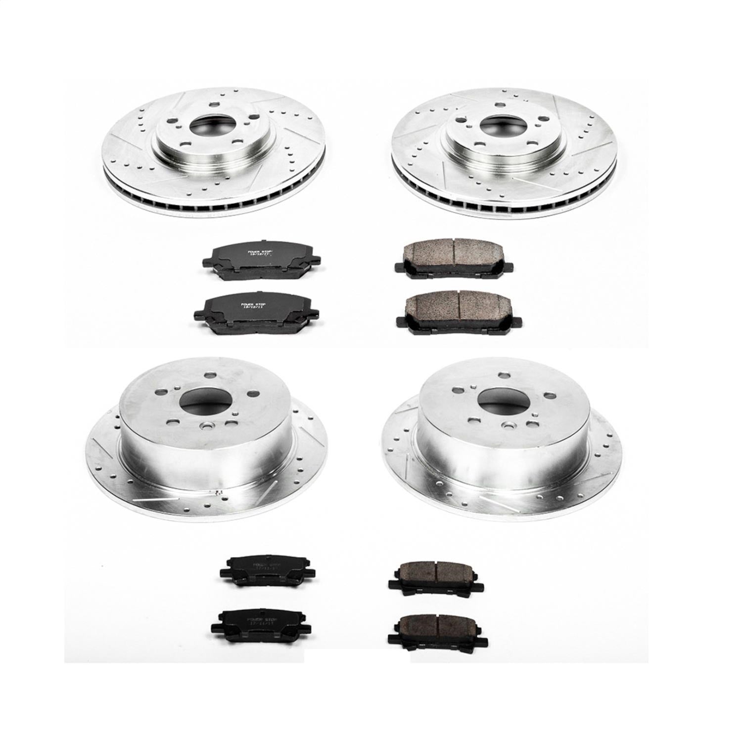 PowerStop Front & Rear Z23 Evolution Sport Brake Kit | Toyota Highlander (04-07) (K4531)