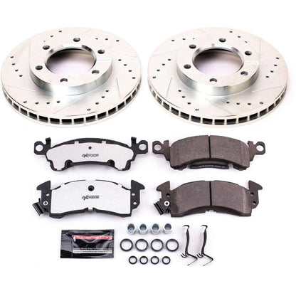 PowerStop Front Z26 Street Warrior Brake Kit | Chevrolet Blazer (71-74) (K4537-26)