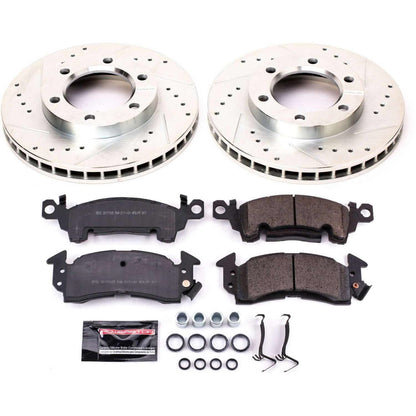 PowerStop Front Z23 Evolution Sport Brake Kit | Chevrolet Blazer (71-74) (K4537)