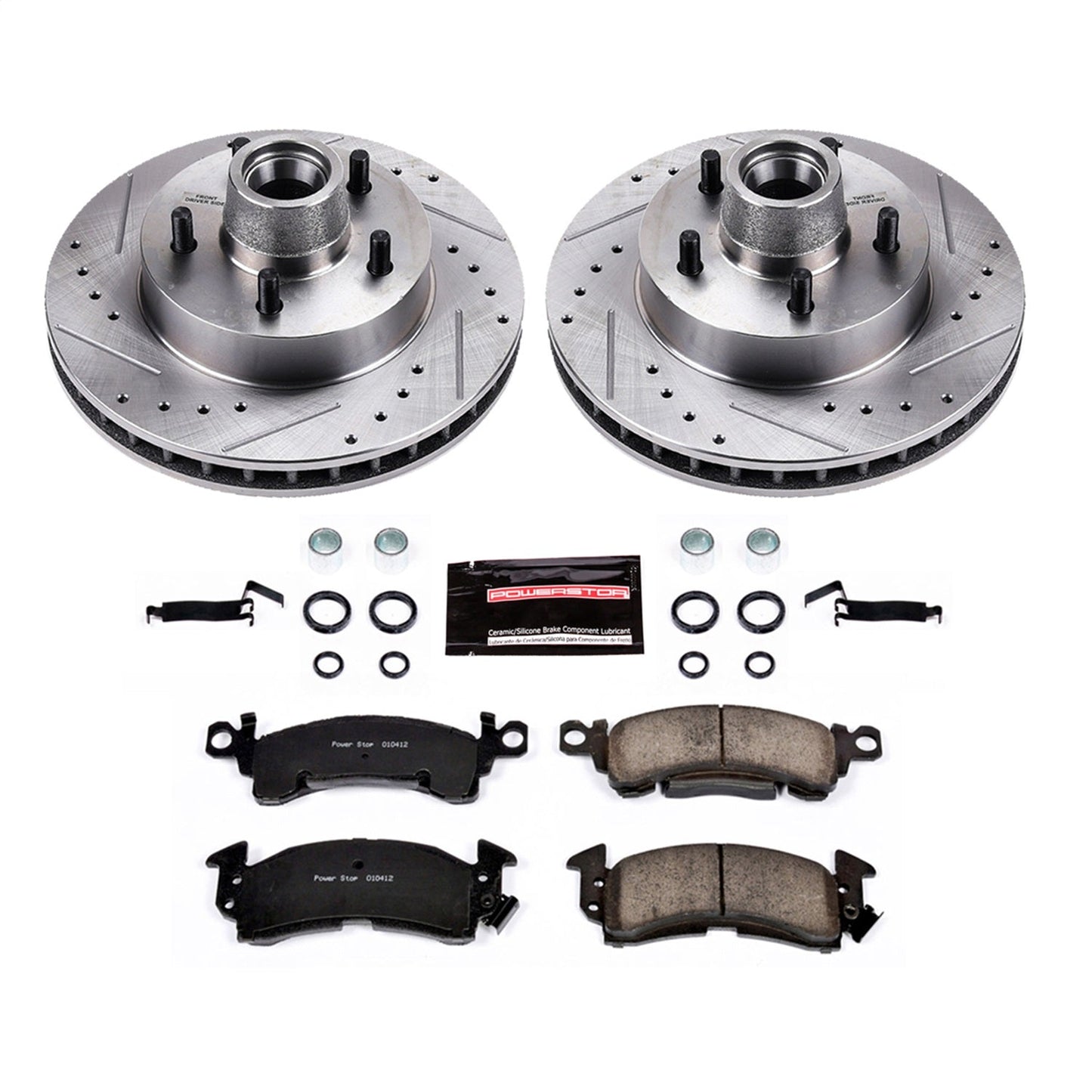 PowerStop Front Z23 Evolution Sport Brake Kit | Buick Centurion (71-73) (K4539)
