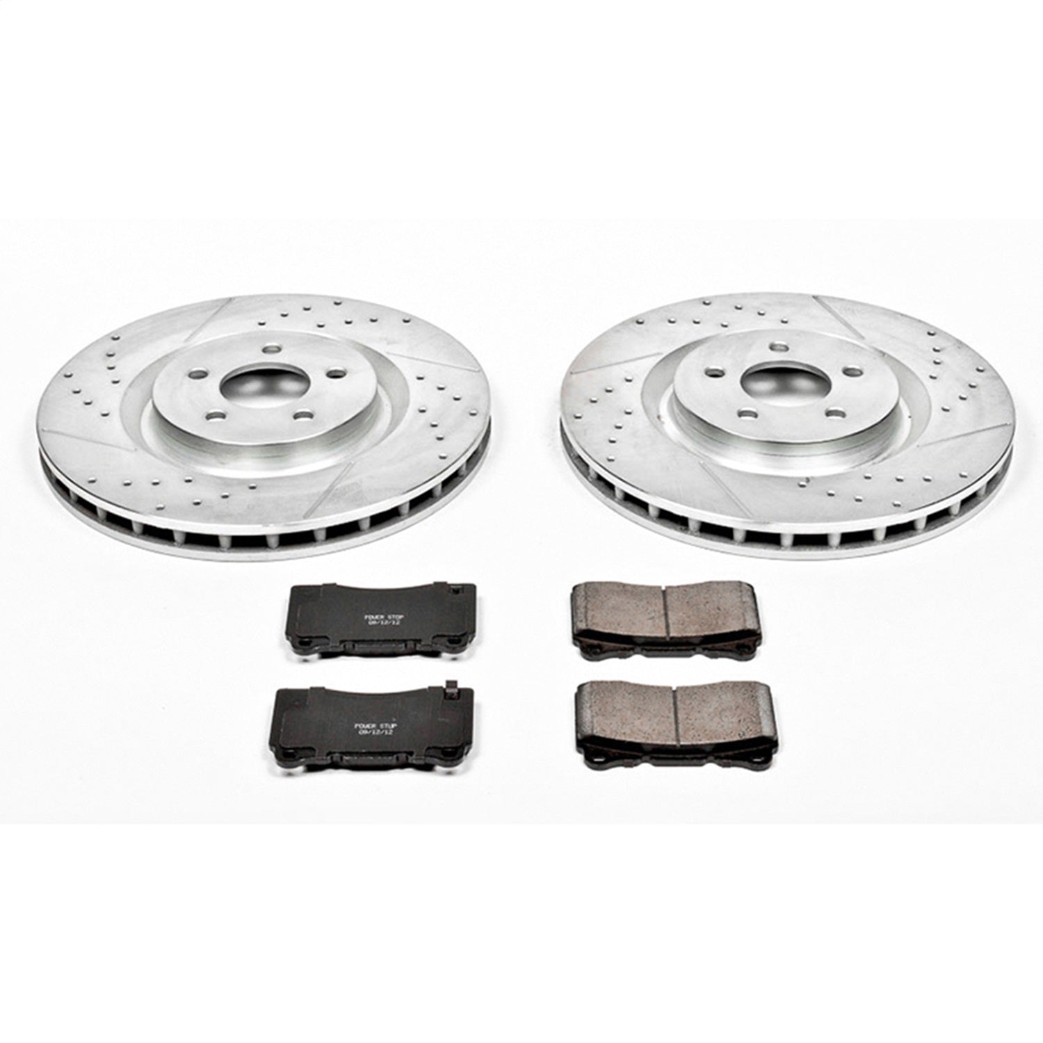 PowerStop Front Z23 Evolution Sport Brake Kit | Ford Mustang (07-14) (K4547)