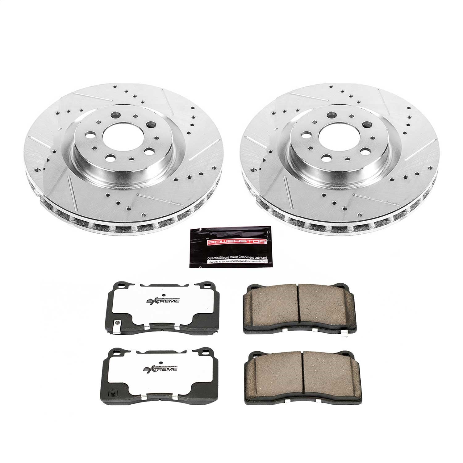 PowerStop Front Z26 Street Warrior Brake Kit | Volvo S60 (04-07) (K4548-26)