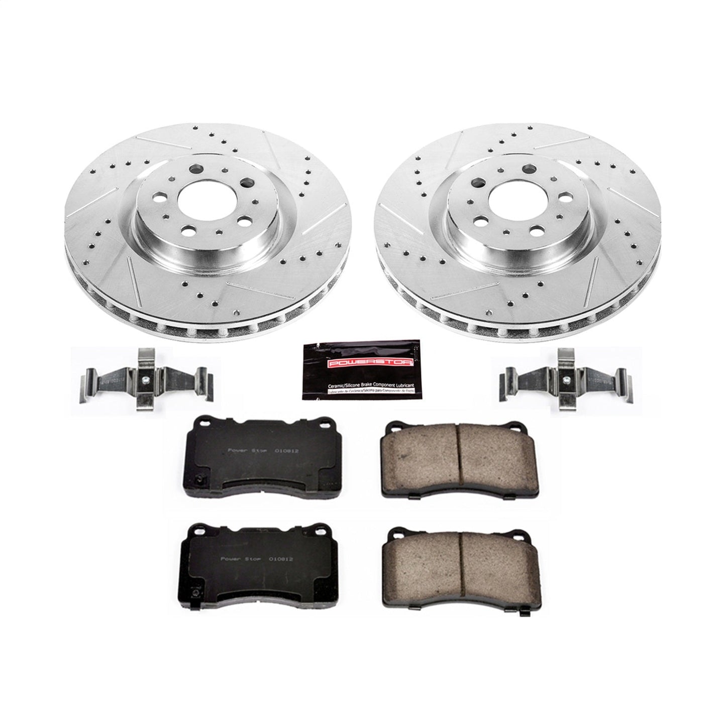 PowerStop Front Z23 Evolution Sport Brake Kit | Volvo S60 (04-07) (K4548)