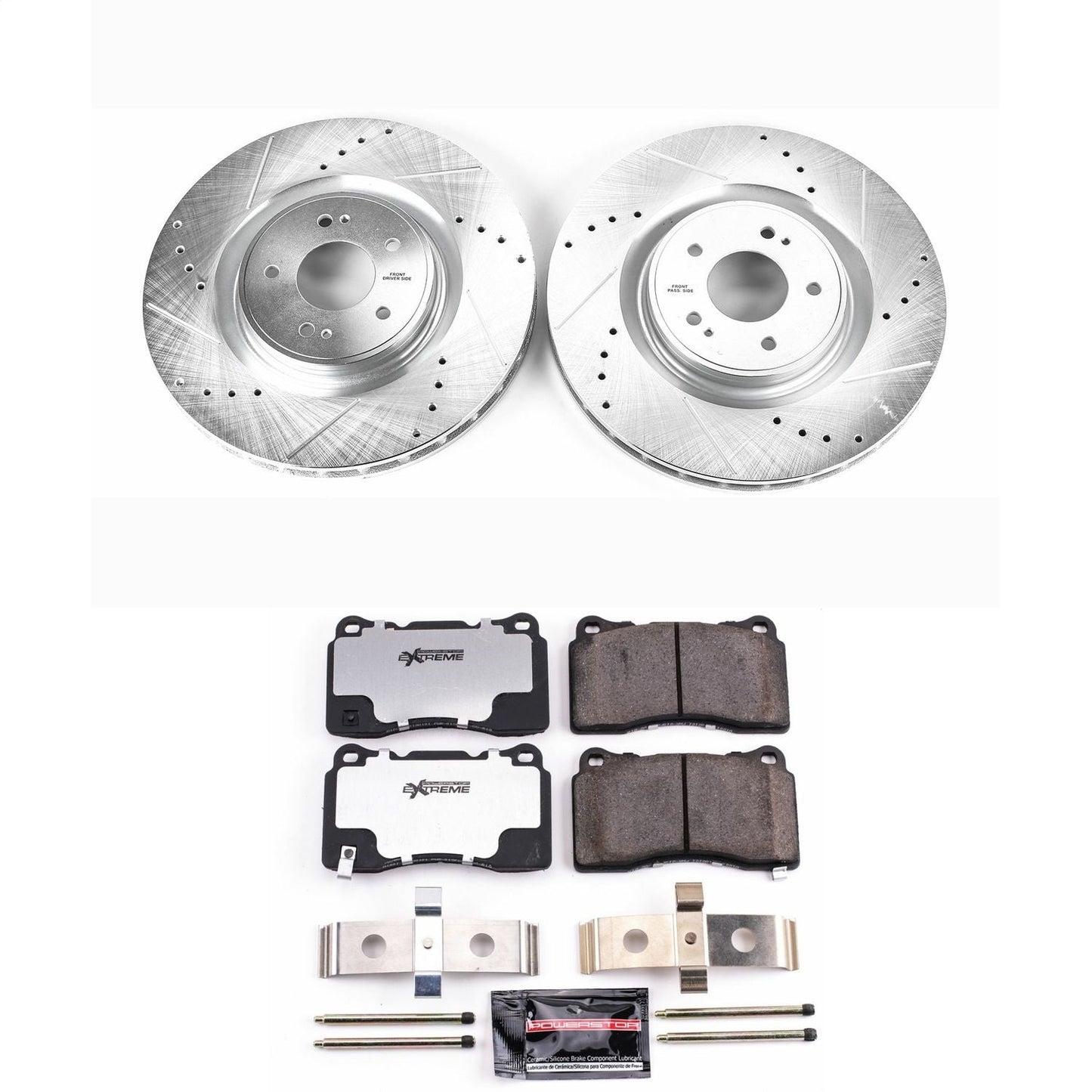 PowerStop Front Z26 Street Warrior Brake Kit | Mitsubishi Lancer (08-15) (K4551-26)