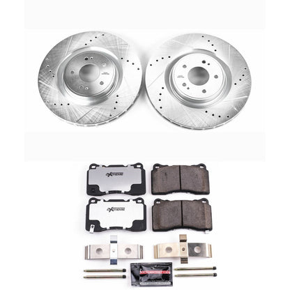 PowerStop Front Z26 Street Warrior Brake Kit | Mitsubishi Lancer (08-15) (K4551-26)
