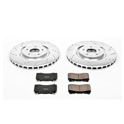 PowerStop Front Z23 Evolution Sport Brake Kit | Mitsubishi Lancer (08-15) (K4551)