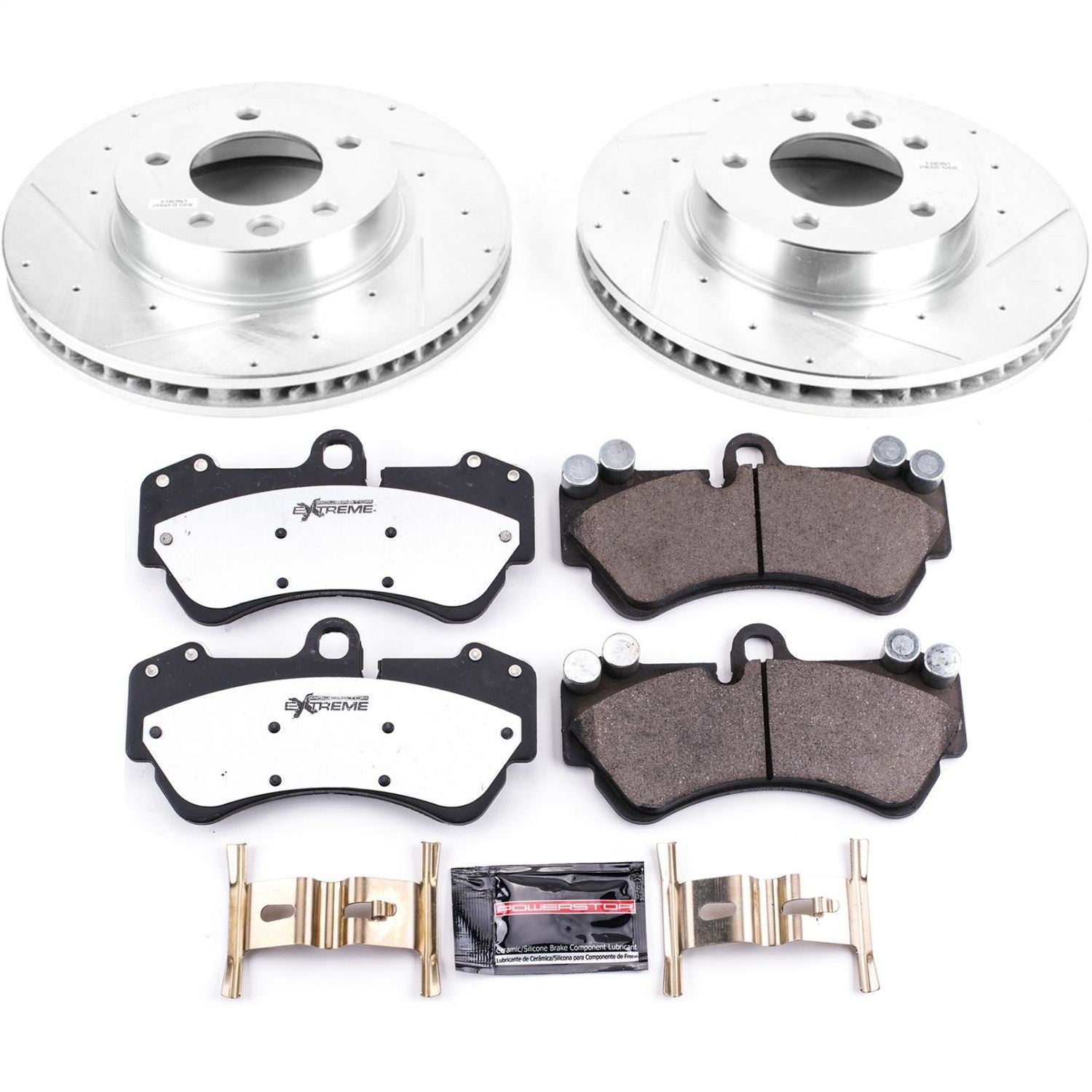 PowerStop Front Z26 Street Warrior Brake Kit | Porsche Cayenne (04-06) (K4554-26)