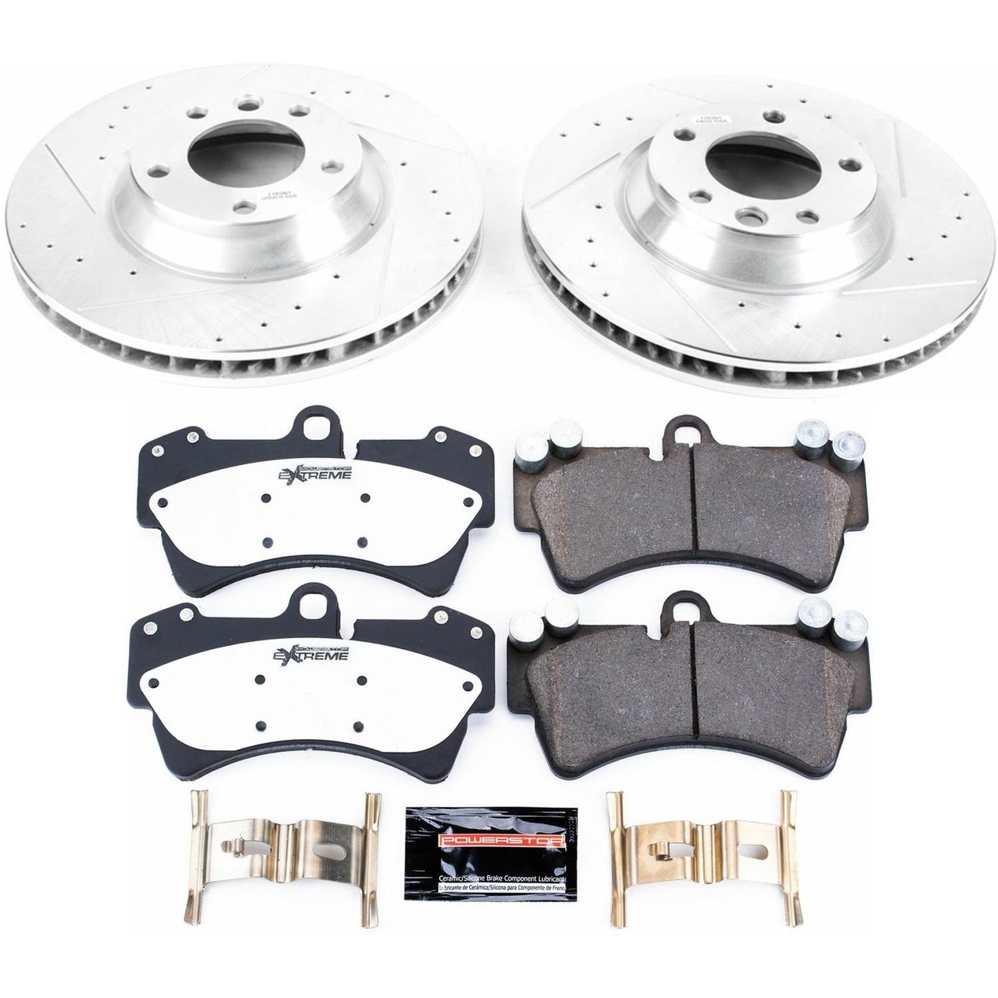 PowerStop Z26 Street Warrior Front Brake Kit | Audi Q7 (07-15) (K4558-26)