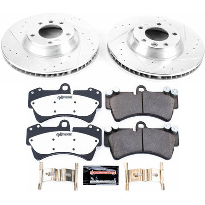 PowerStop Z26 Street Warrior Front Brake Kit | Audi Q7 (07-15) (K4558-26)