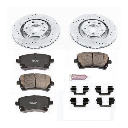PowerStop Rear Z23 Evolution Sport Brake Kit | Audi S4 (04-09) (K4564)