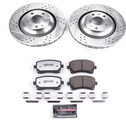 PowerStop Rear Z26 Street Warrior Brake Kit | Audi A6 Quattro (05-11) (K4567-26)