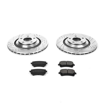 PowerStop Rear Z23 Evolution Sport Brake Kit | Audi A6 Quattro (05-11) (K4567)