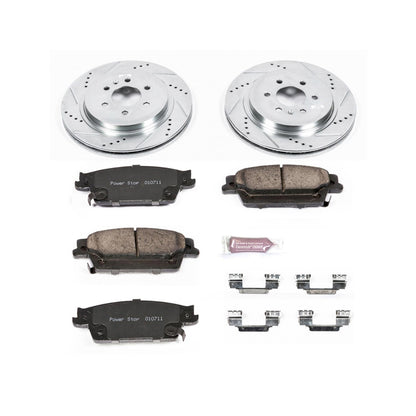PowerStop Rear Z23 Evolution Sport Brake Kit | Cadillac SRX (04-09) (K4568)