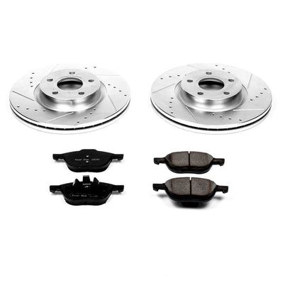 PowerStop Front Z23 Evolution Sport Brake Kit | Ford C-Max (13-17) (K4575)
