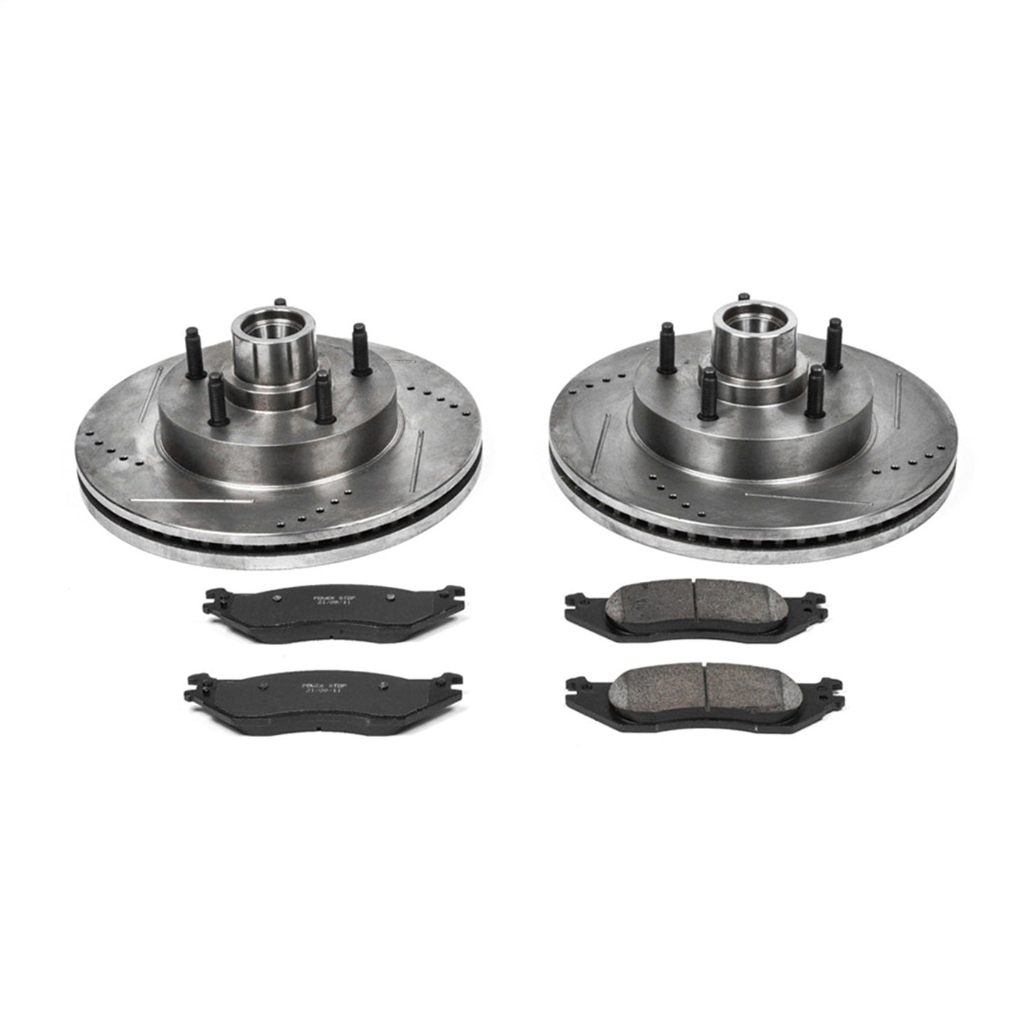 PowerStop Front Z23 Evolution Brake Kit | Ford E-150 Club Wagon (04-05) (K4578)