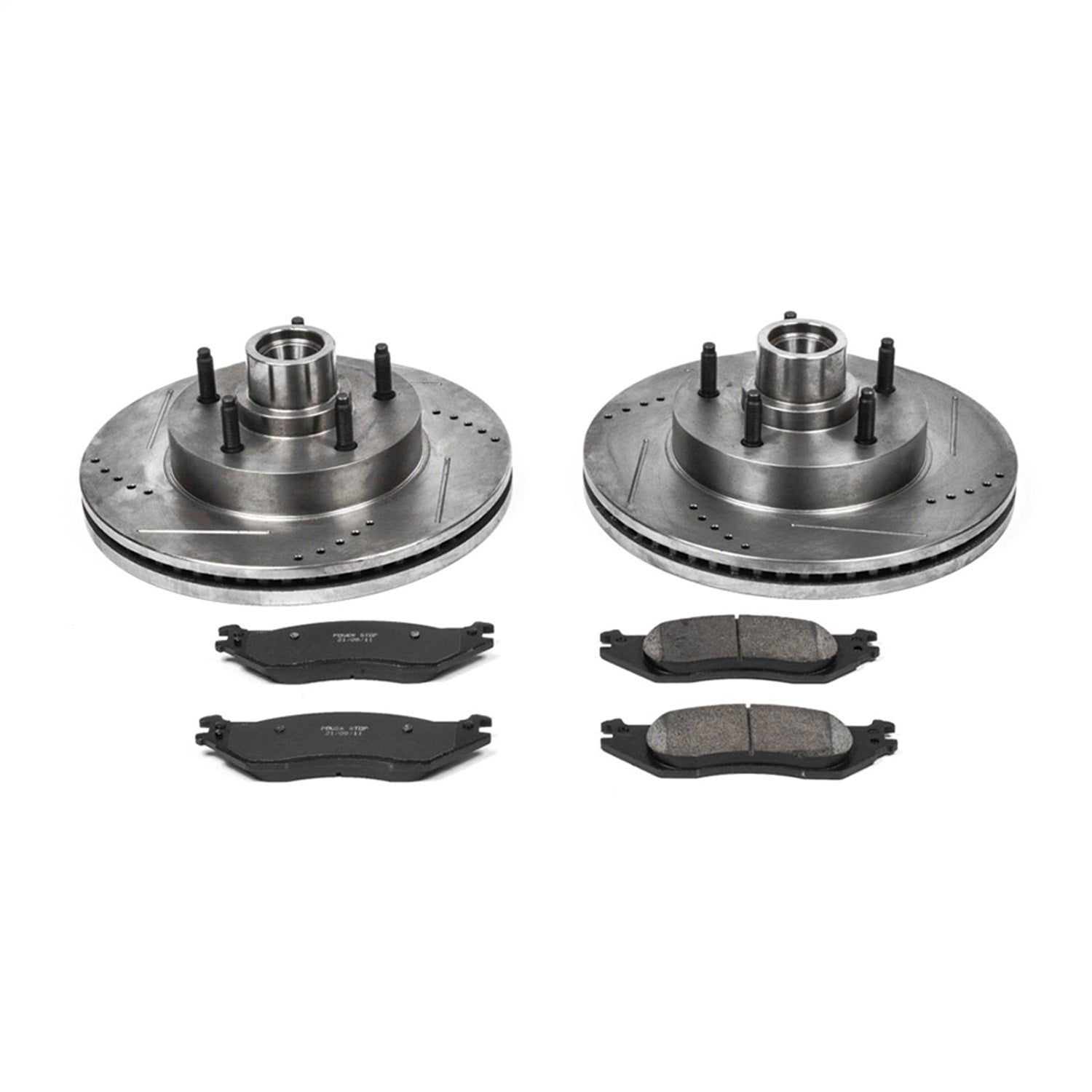 PowerStop Front Z23 Evolution Brake Kit | Ford E-150 Club Wagon (04-05) (K4578)