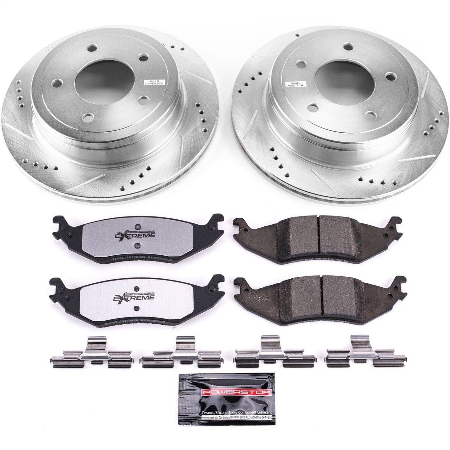 PowerStop Rear Z36 Truck & Tow Brake Kit | Ford E-150 (04-06) (K4579-36)