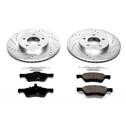 PowerStop Z23 Evolution Sport Front Brake Kit | Ford Escape (05-10) (K4580)