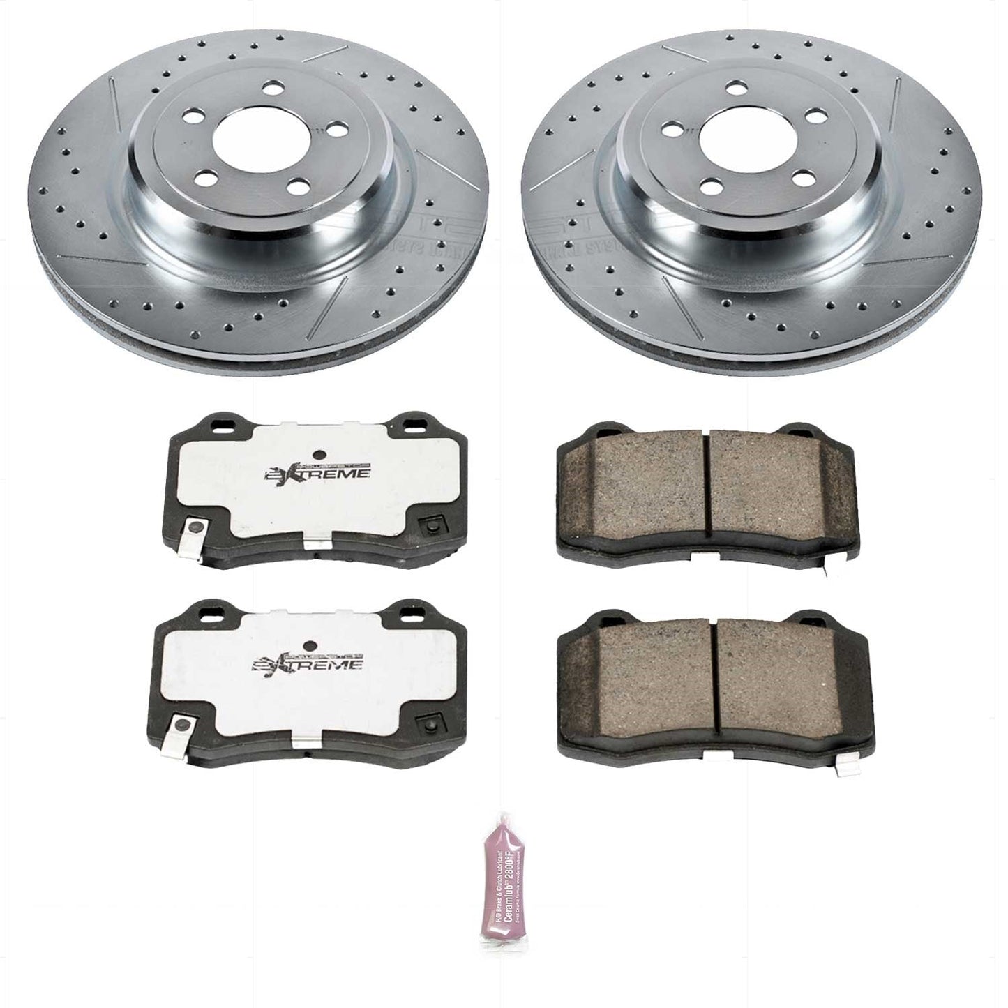 PowerStop Rear Z26 Street Warrior Brake Kit | Dodge Challenger (08-23) (K4583-26)