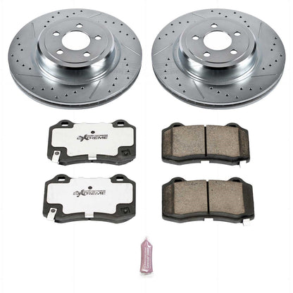 PowerStop Rear Z26 Street Warrior Brake Kit | Dodge Challenger (08-23) (K4583-26)