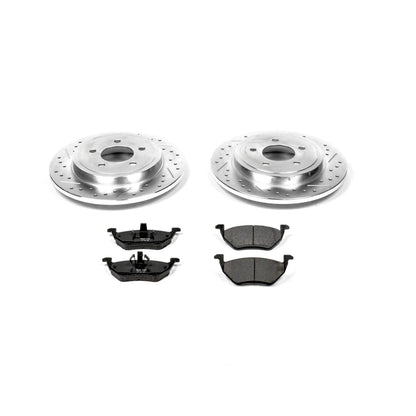 PowerStop Rear Z23 Evolution Sport Brake Kit | Ford Escape (05-08) (K4585)