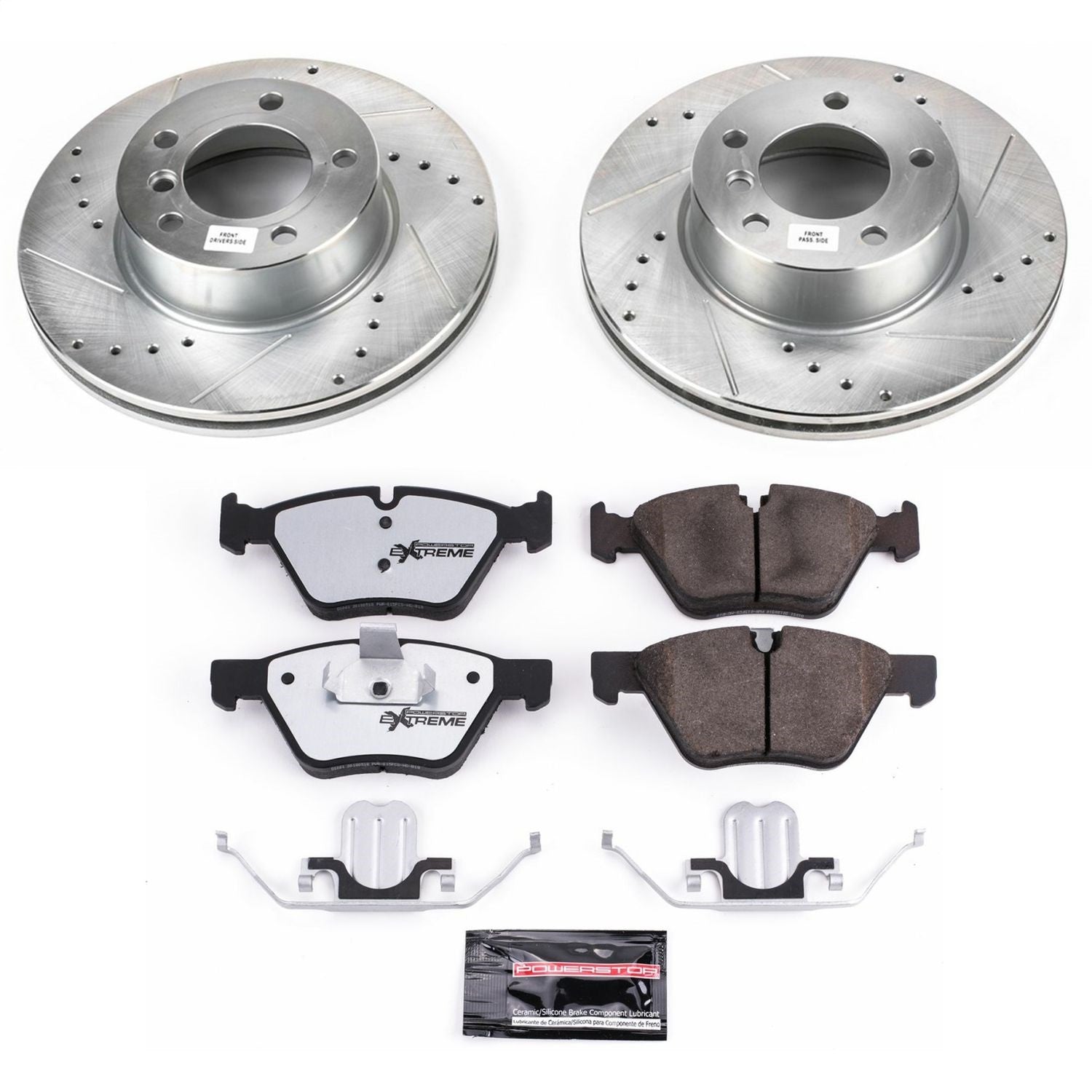 PowerStop Front Z26 Street Warrior Brake Kit | BMW 328i (2007) (K4590-26)