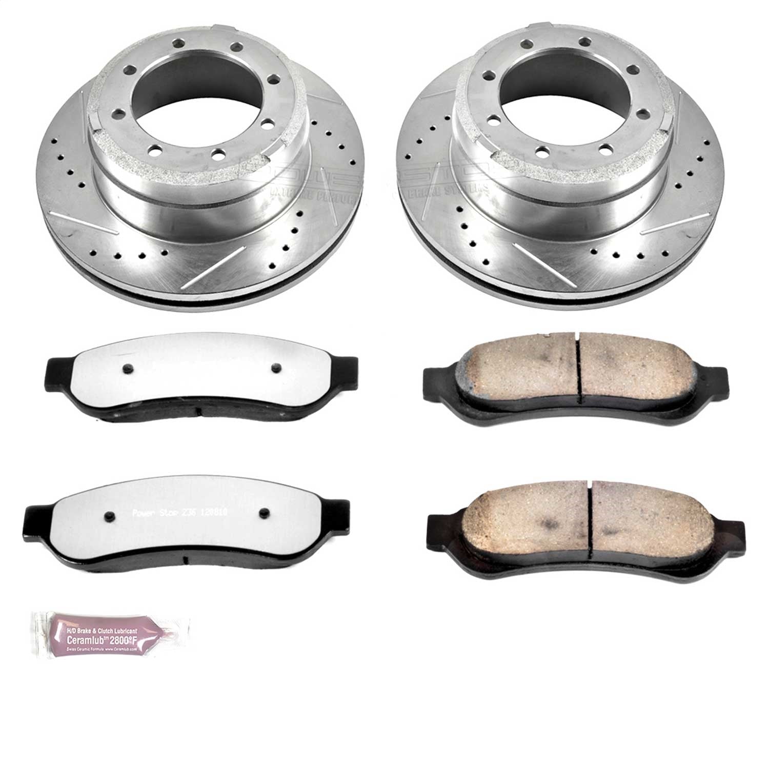 PowerStop Rear Z36 Truck & Tow Brake Kit | Ford F-350 Super Duty (05-10) (K4593-36)