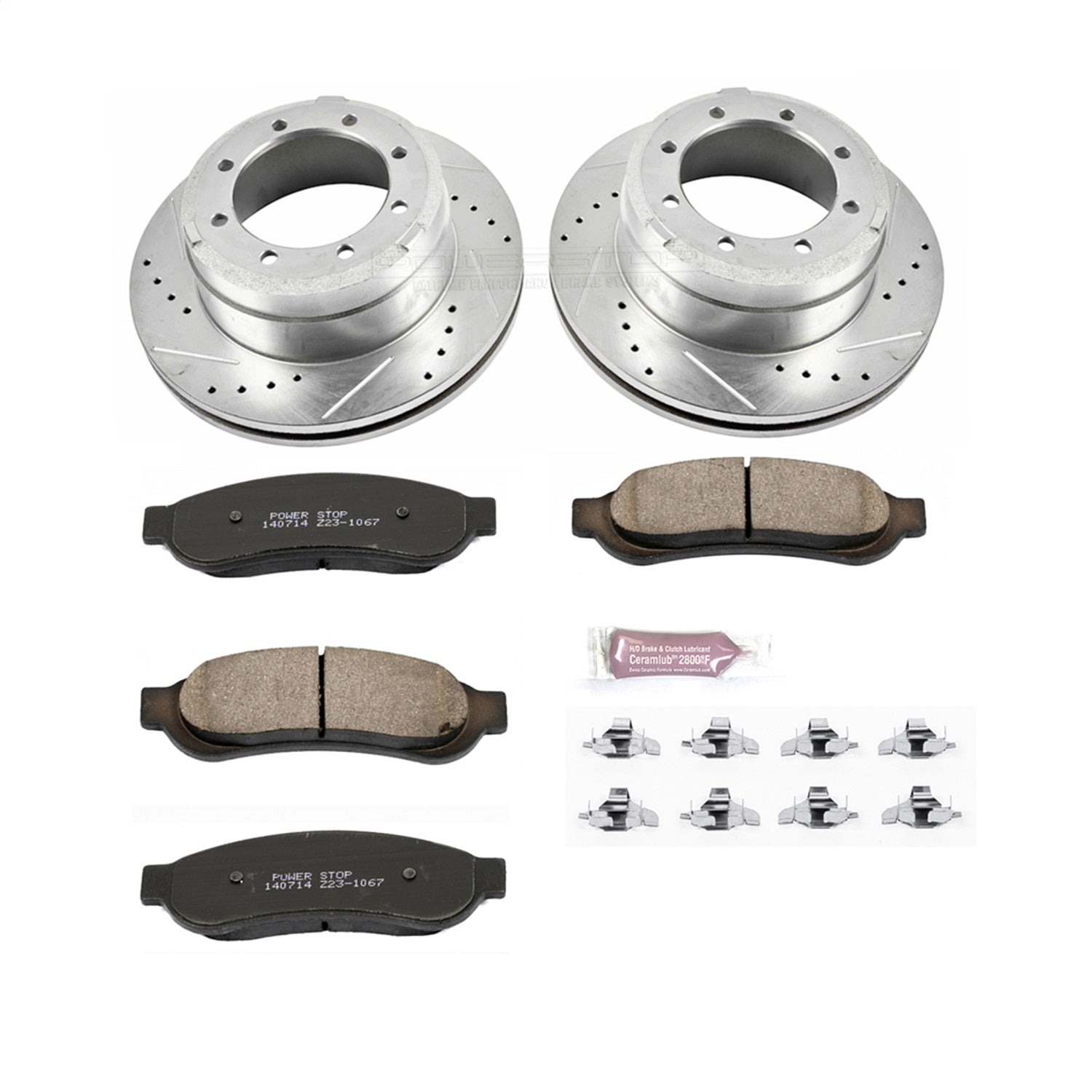 PowerStop Rear Z23 Evolution Sport Brake Kit | Ford F-350 Super Duty (05-10) (K4593)