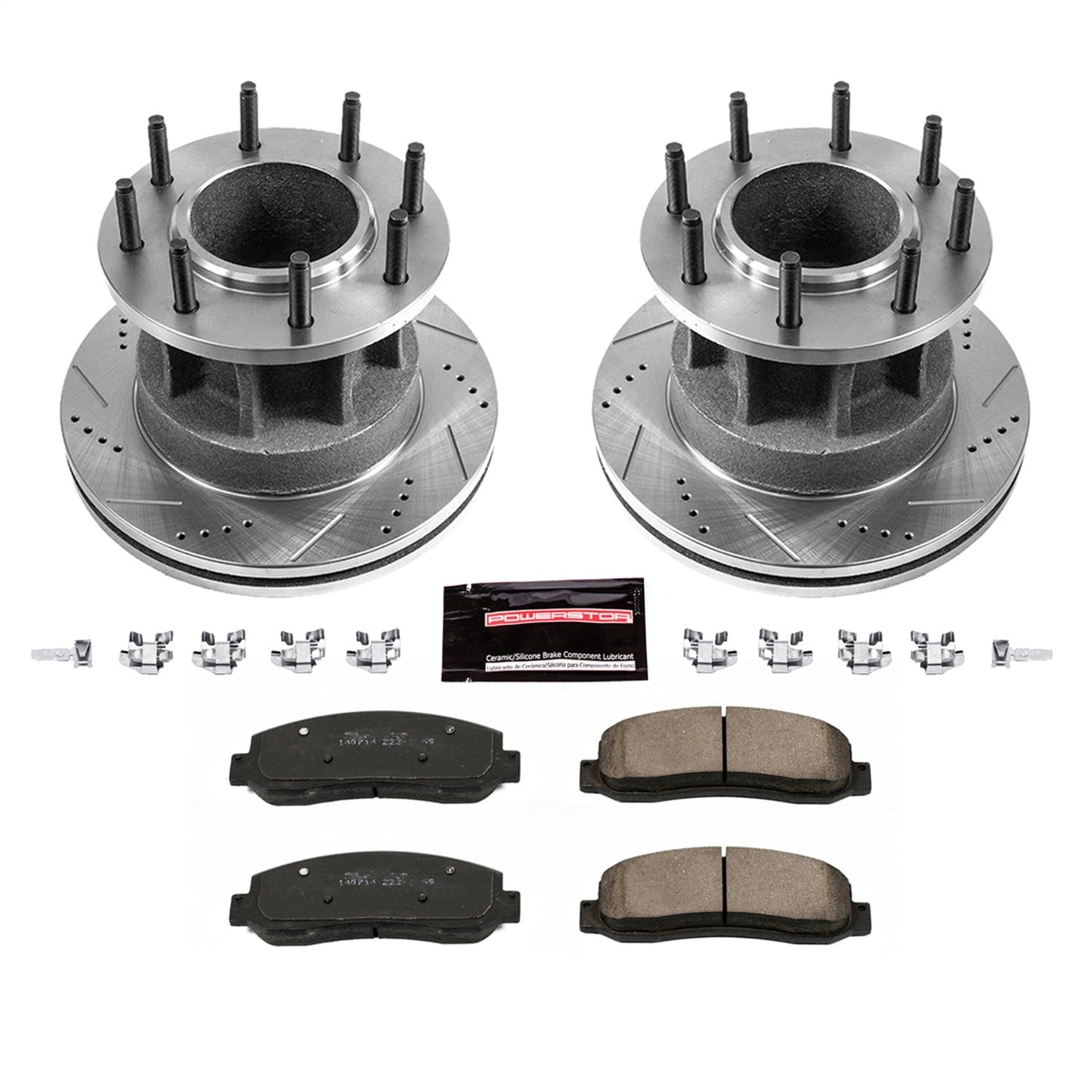 PowerStop Front Z23 Evolution Brake Kit | Ford F-350 Super Duty (07-11) (K4595)