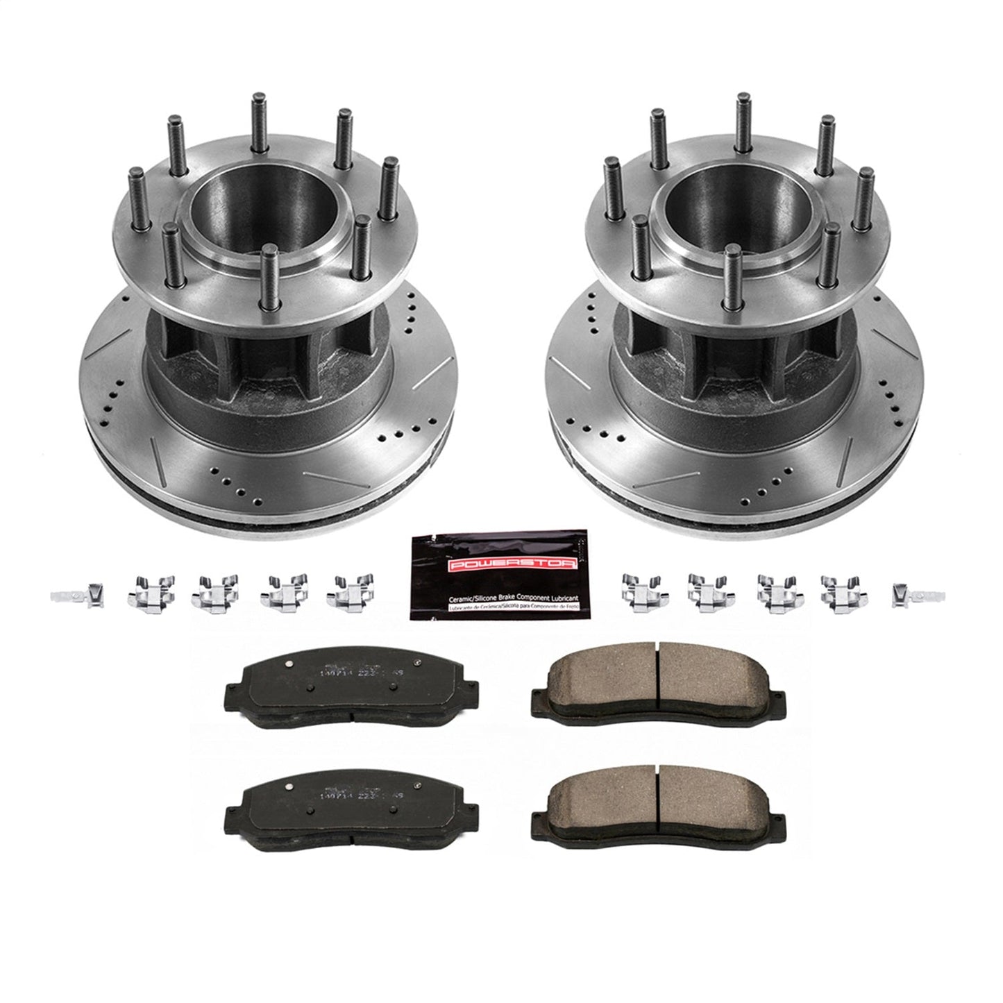 PowerStop Front Z23 Evolution Brake Kit | Ford F-350 Super Duty (05-07) (K4597)