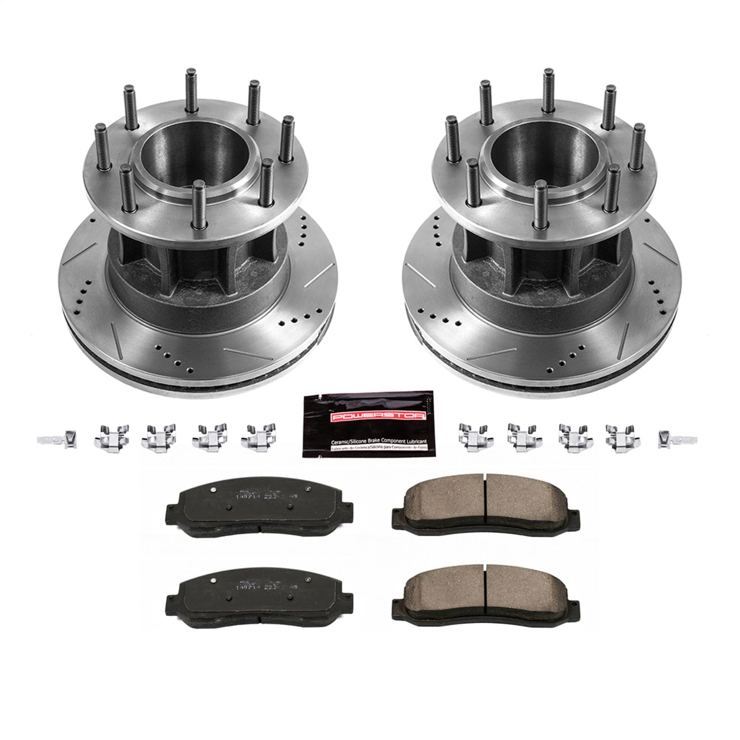 PowerStop Front Z23 Evolution Brake Kit | Ford F-350 Super Duty (05-07) (K4597)