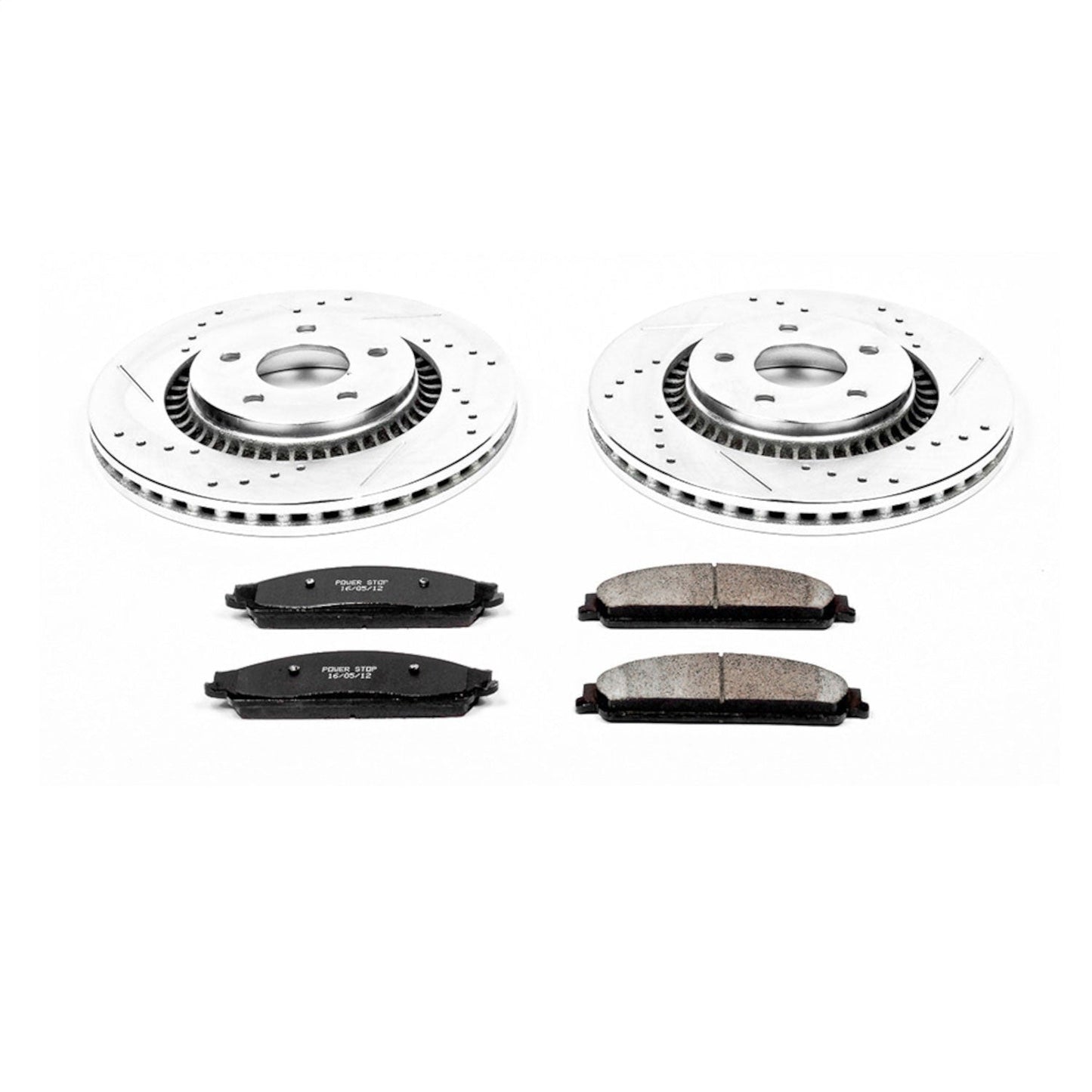 PowerStop Front Z23 Evolution Sport Brake Kit | Ford Five Hundred (05-07) (K4599)