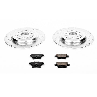 PowerStop Rear Z23 Evolution Sport Brake Kit | Ford Five Hundred (05-07) (K4600)