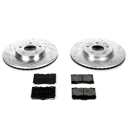 PowerStop Front Z23 Evolution Sport Brake Kit | Acura RL (05-12) (K4606)