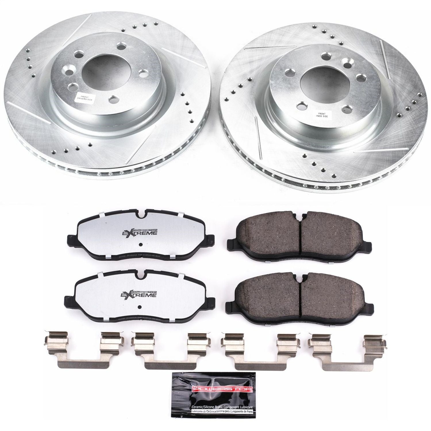 PowerStop Front Z36 Truck & Tow Brake Kit | Land Rover LR3 (05-09) (K4615-36)