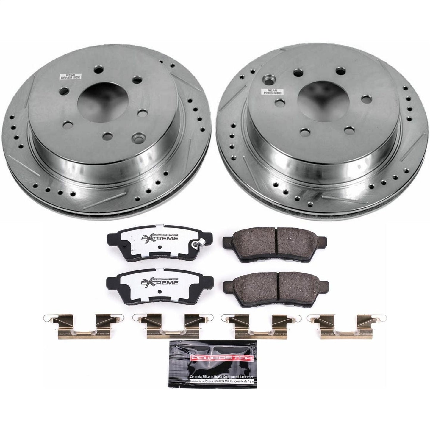 PowerStop Rear Z36 Truck & Tow Brake Kit | Nissan Frontier (05-18) (K4621-36)