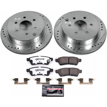 PowerStop Rear Z36 Truck & Tow Brake Kit | Nissan Frontier (05-18) (K4621-36)