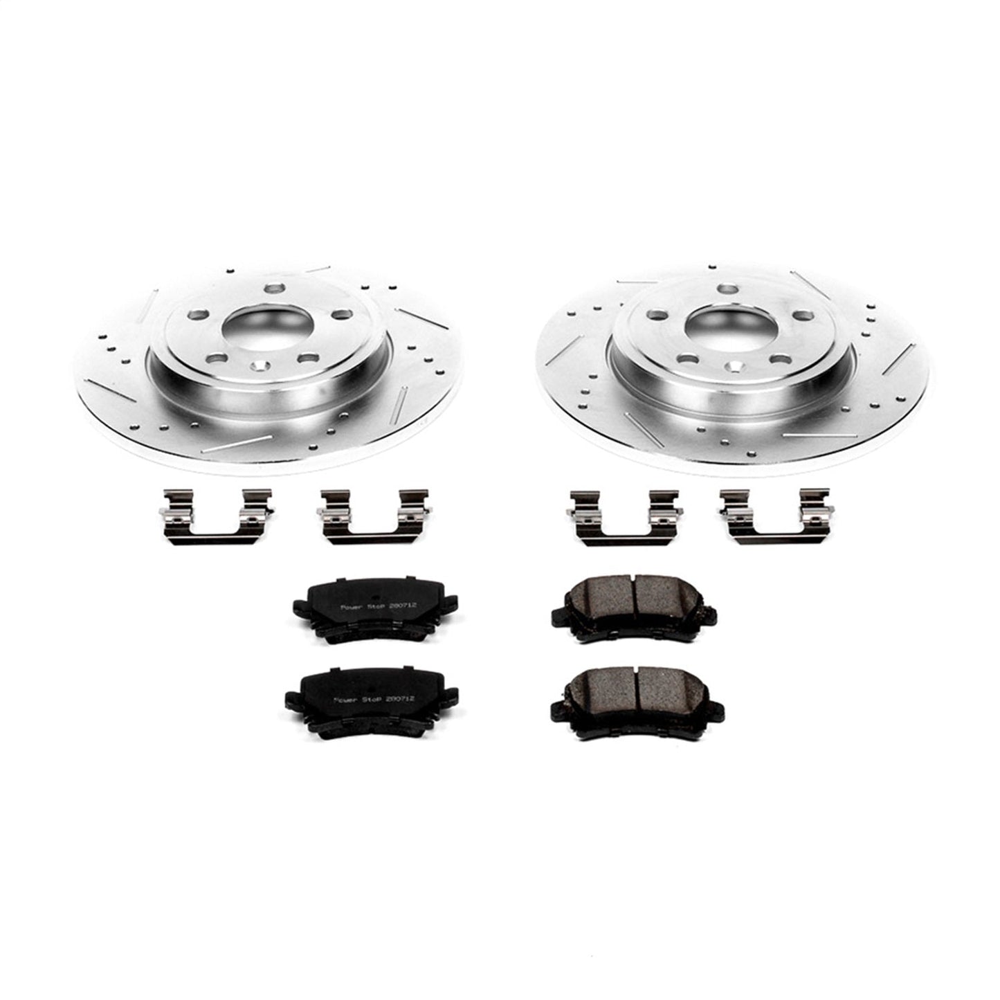 PowerStop Rear Z23 Evolution Sport Brake Kit | Audi A4 (05-09) (K4624)