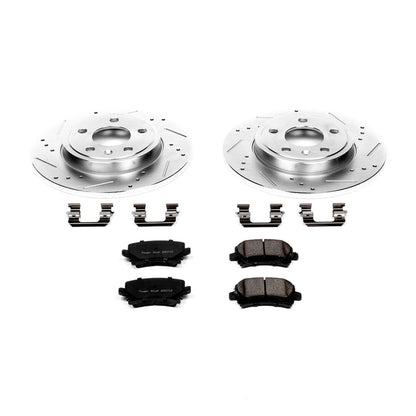 PowerStop Rear Z23 Evolution Sport Brake Kit | Audi A4 (05-09) (K4624)