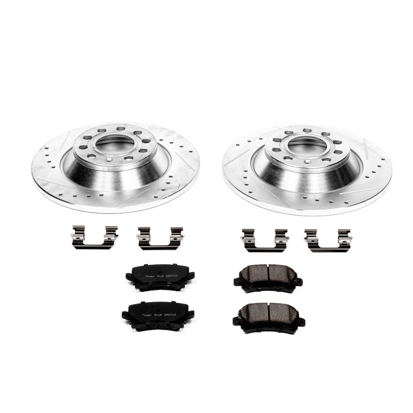 PowerStop Rear Z23 Evolution Sport Brake Kit | Audi A6 (05-11) (K4625)