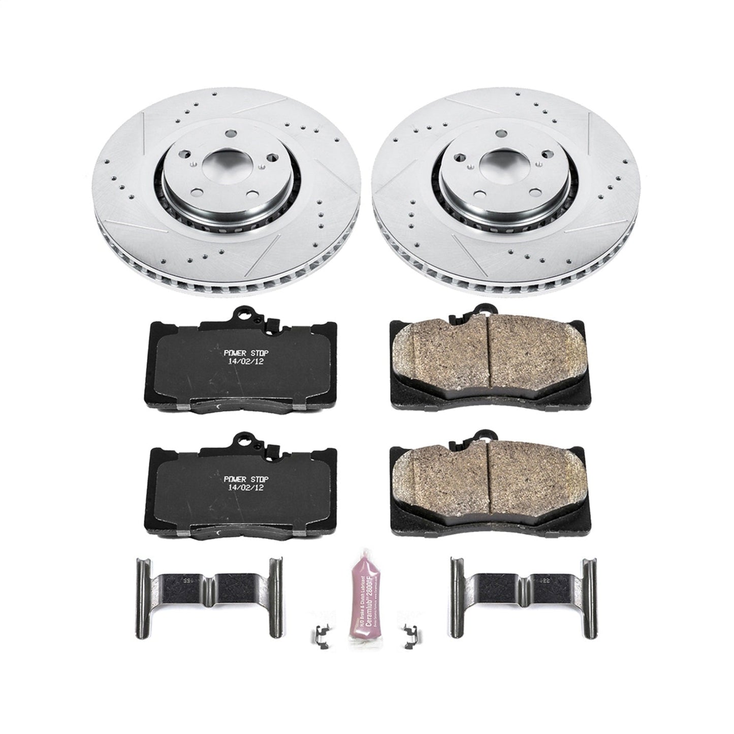 PowerStop Front Z23 Evolution Sport Brake Kit | Lexus GS350 (07-11) (K4633)